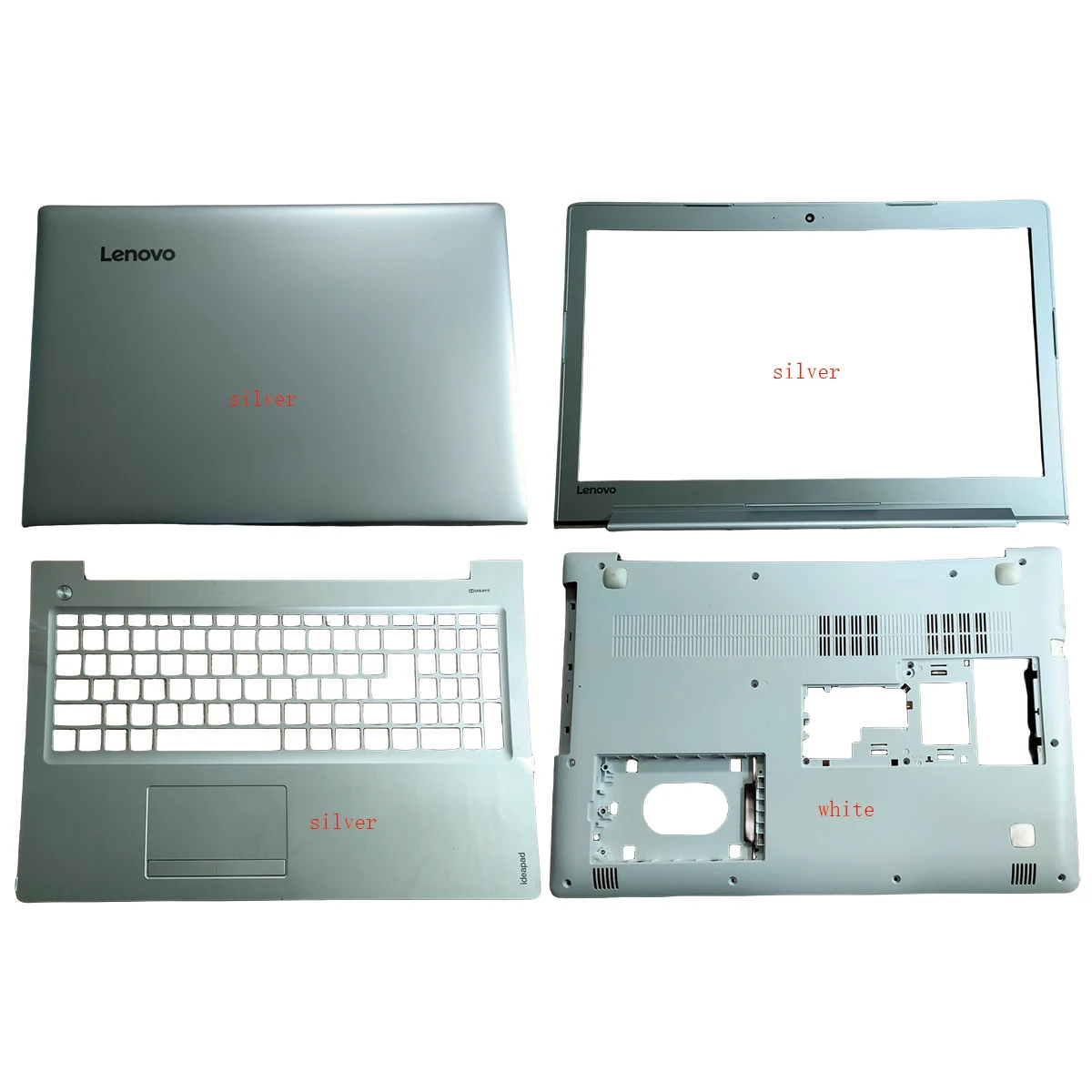 

LCD Rear Top Lid Back Cover Front Bezel Palmrest Bottom Case New For Lenovo Ideapad 310-15 310-15IKB ISK 510-15ISK IKB Laptop