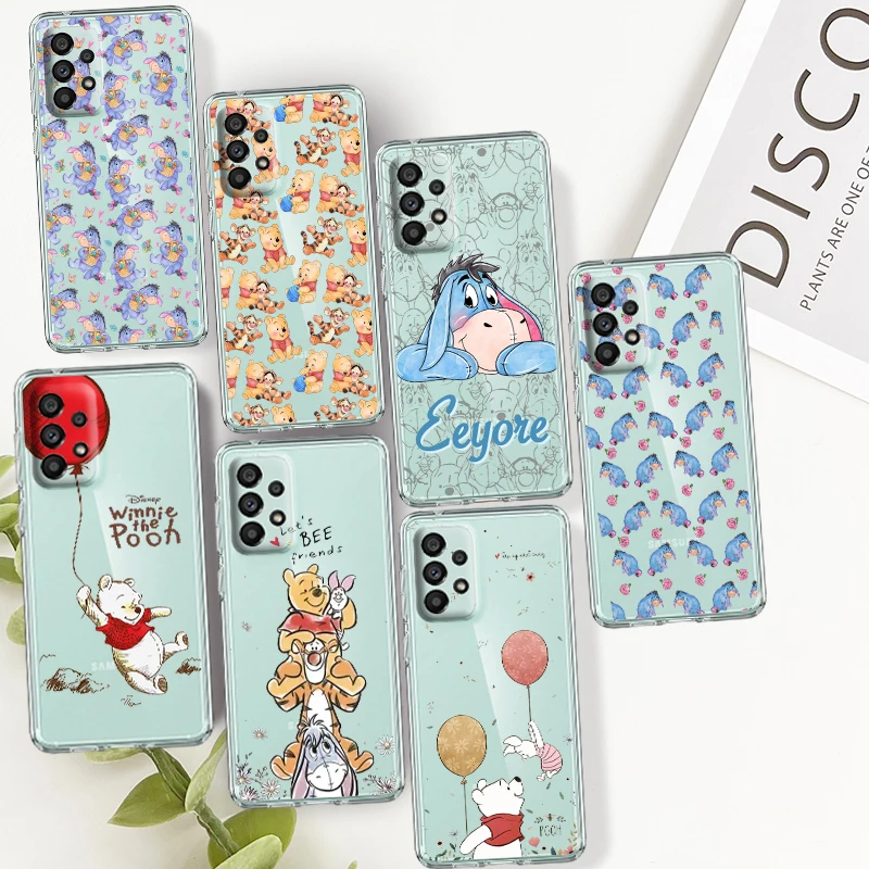 

Winnie The Pooh Cute For Samsung A14 A54 A34 A73 A53 A33 A23 A13 A32 A72 A52 A32 A22 A03 Soft Transparent Phone Case