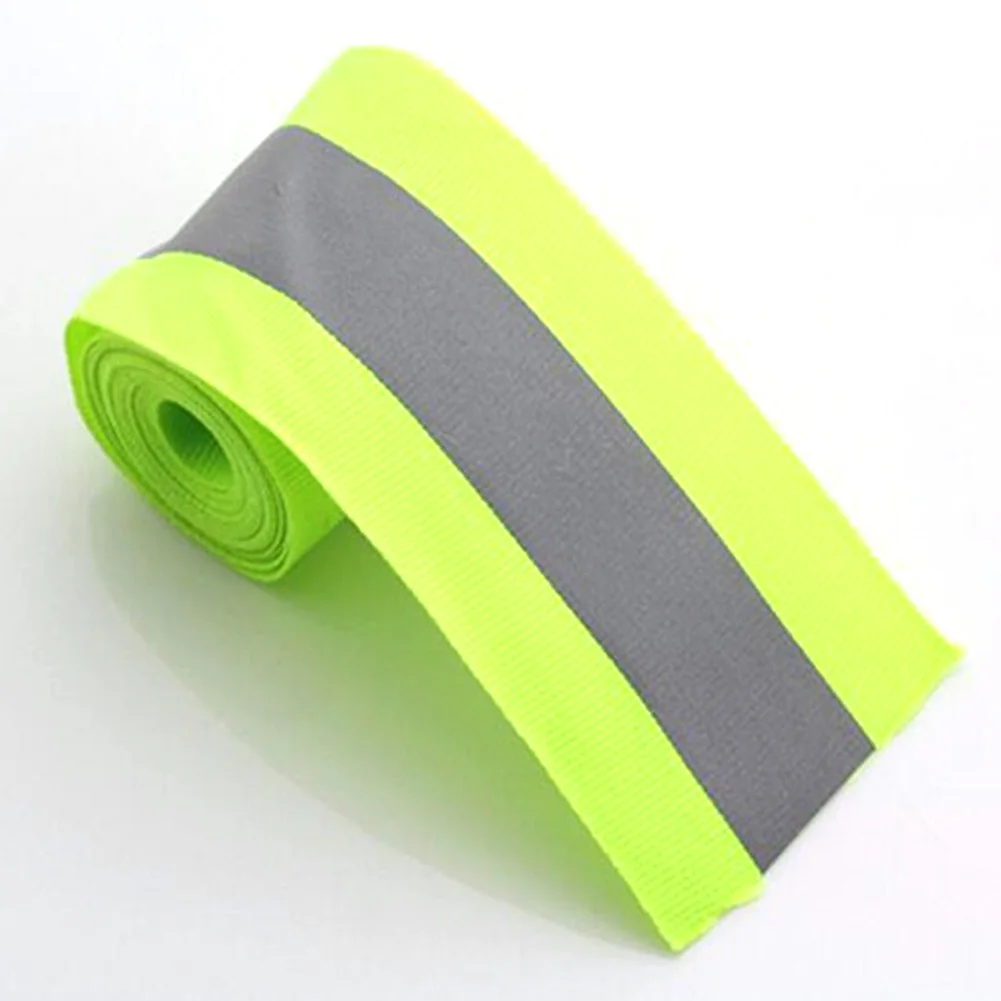 

Safety Luggage Tape Sewing Reflective Florescent Strip Warning Clothes Ribbon