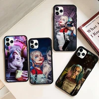 dc harley quinn phone case rubber for iphone 12 11 pro max mini xs max 8 7 6 6s plus x 5s se 2020 xr cover