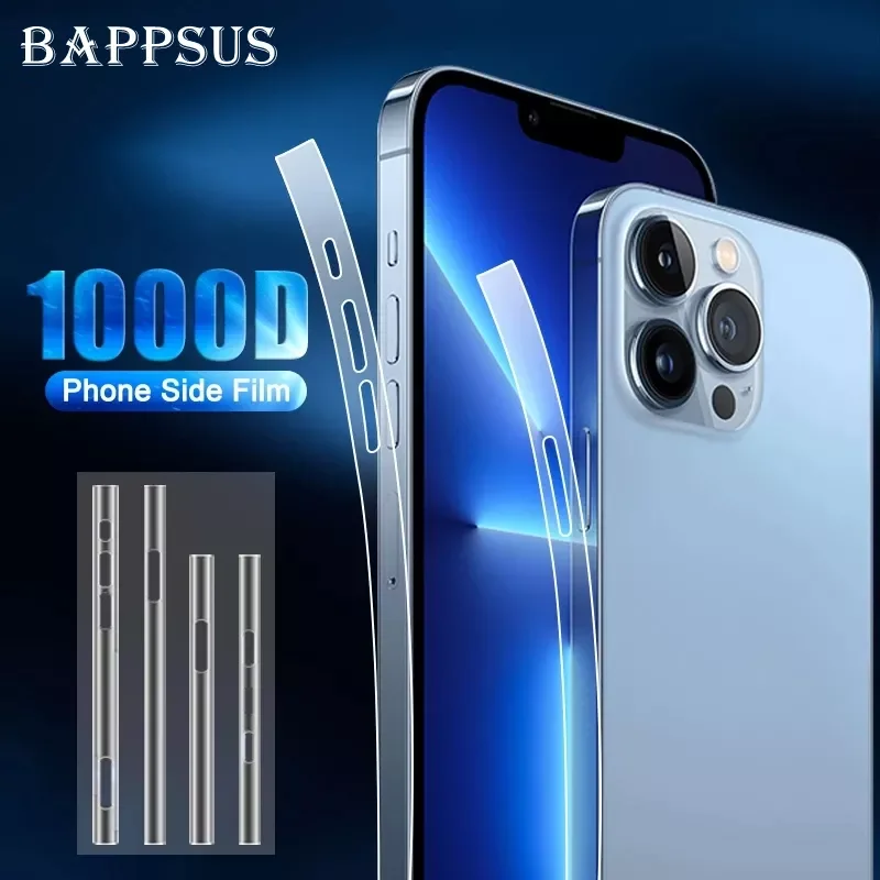 

5-1Sets 13 12 Series Frame Side Protective Film For iPhone 13 12 Pro Max Side Film Border Sticker on For iPhone 12Pro 13Pro