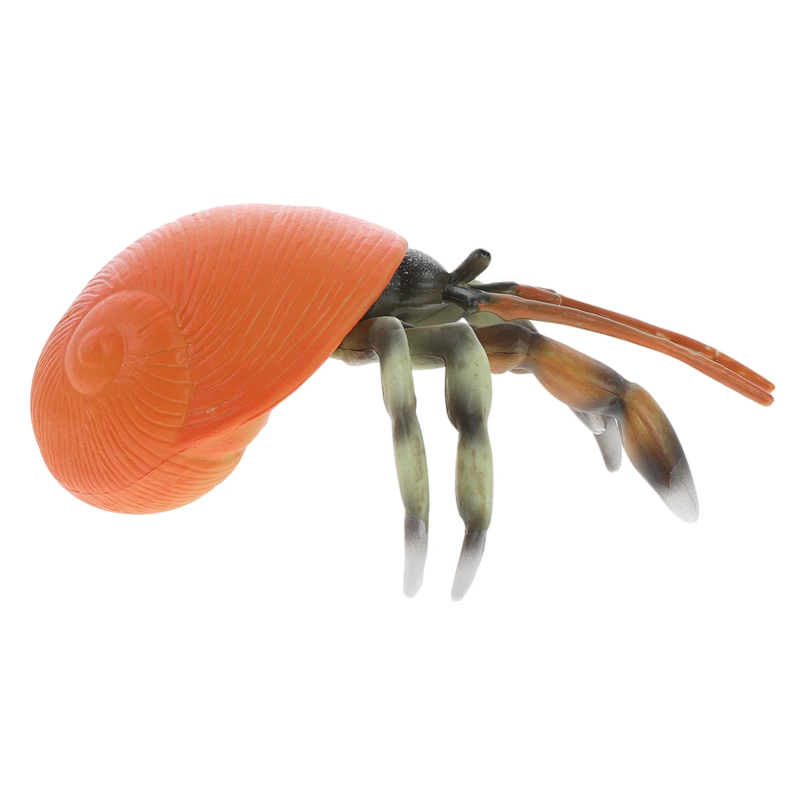 

Ocean Decor Hermit Crab Model Plastic Plaything Kids Animal 10X7.5X5CM Realistic Marine Red Vivid Child