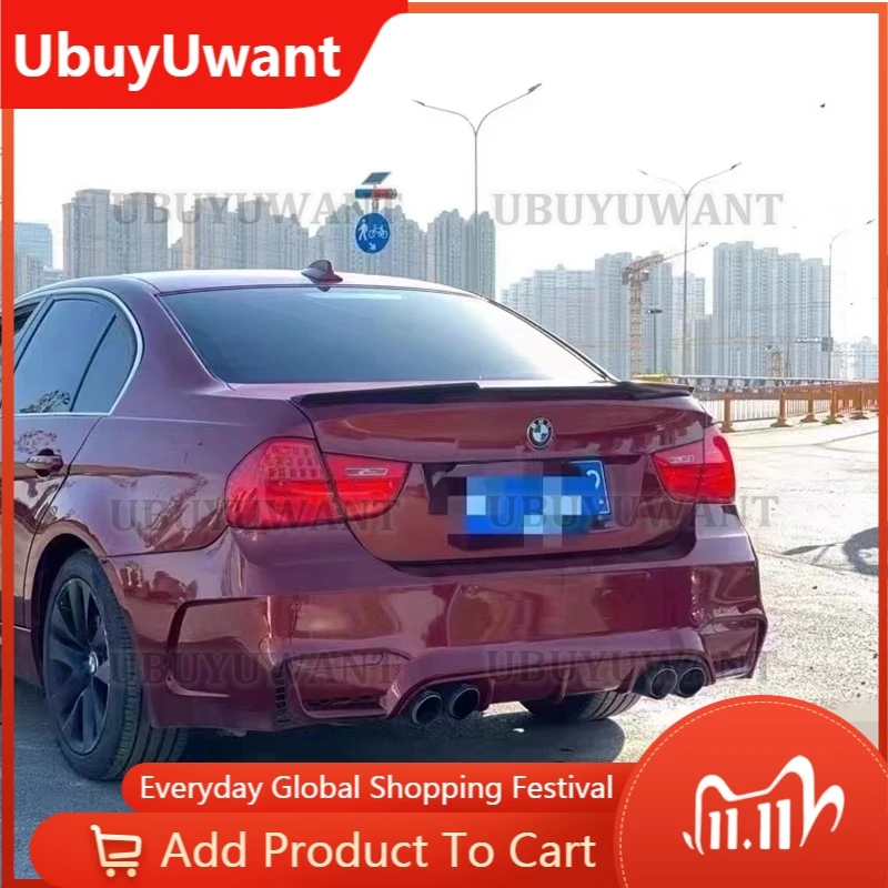 Карбоновый спойлер для заднего крыла BMW E90 3 серии 2005 - 2011 M4 STYLE оптовая продажа