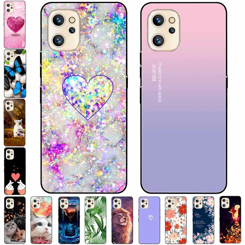 Для Umidigi A13 Pro Чехол A13S силиконовый мягкий ударопрочный чехол из ТПУ с котом для s