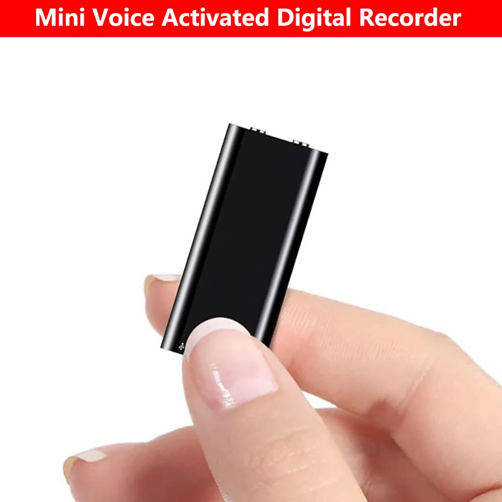

Mini Digital Recorder Pen Built-In 8/16/32G Voice Activated Digital Audio Voice Noise Reduction Recording 192KBPS Mp3 Player WAV