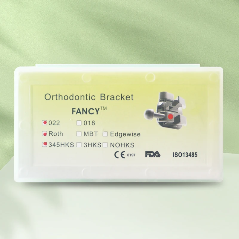 10 упаковок ортодонтические скобы пластиковая мини-коробка