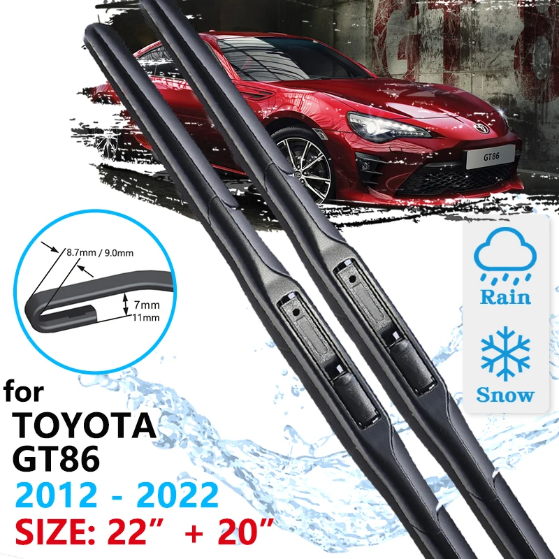 

Car Front Wipers Blade For Toyota GT86 ZN6 ZC6 ZN8 ZD8 86 For Subaru BRZ GR86 Scion FR-S 2012~2022 Windscreen Windshield Windows