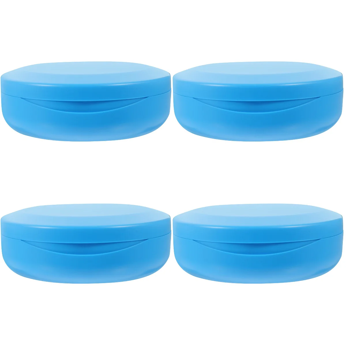 

4pcs Retainer Case Portable Orthodontic Retainer Box Denture Case with Mirror