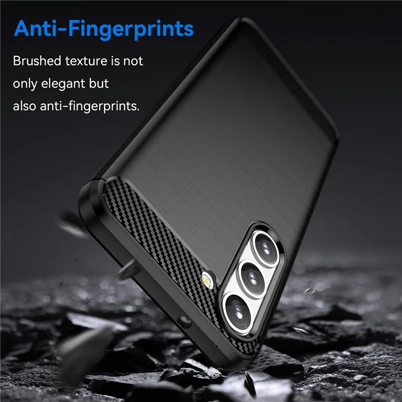 For Samsung Galaxy S23 5G Case Samsung S23 Cover 6.1 Inch Carbon Fiber Silicone Bumper For Galaxy S23 S22 S21 S20 Plus Ultra 5G