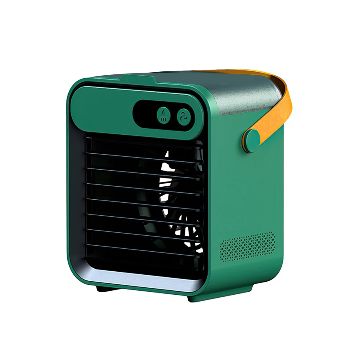 Purifier Humidifier Desktop Usb Air Cooling Fan Air Cooler(green)