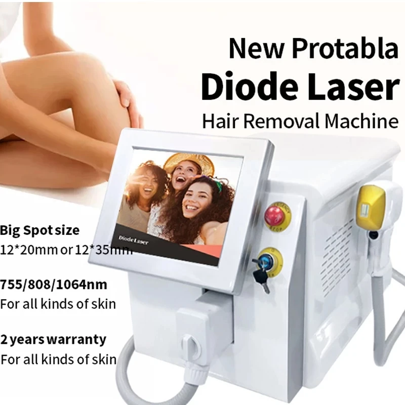 

Max 3000W 808nm Diode Laser Depilation Equipment Ice Laser Hair Removal Machine For Salon Skin Rejuvenation