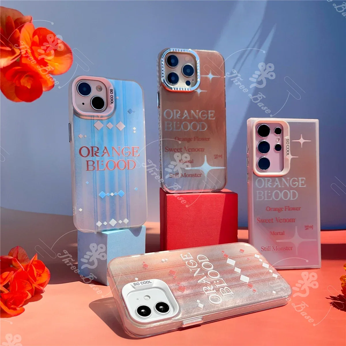 Чехол для телефона KPOP orangeкровь Samsung galaxy S series A note A51 A52 A53 S23 + S23ULTRA S22PLUS S20FE