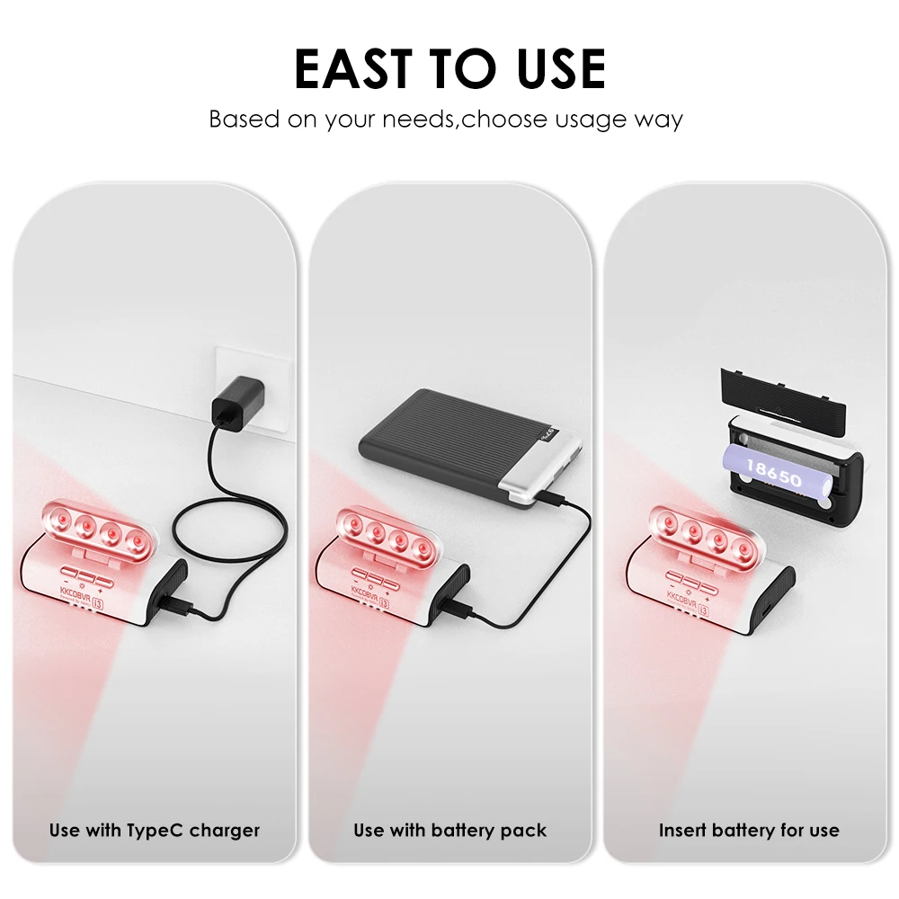 Инфракрасный светильник KKCOBVR i3 VR с аккумулятором