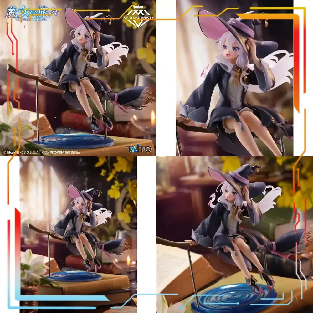 Фото Фигурка Taito Majo No Tabitabi Elaina Witch's Clothes Ver. (Предварительно окрашенная, авторская работа) 200 мм, официальная лицензированная игровая игрушка №1