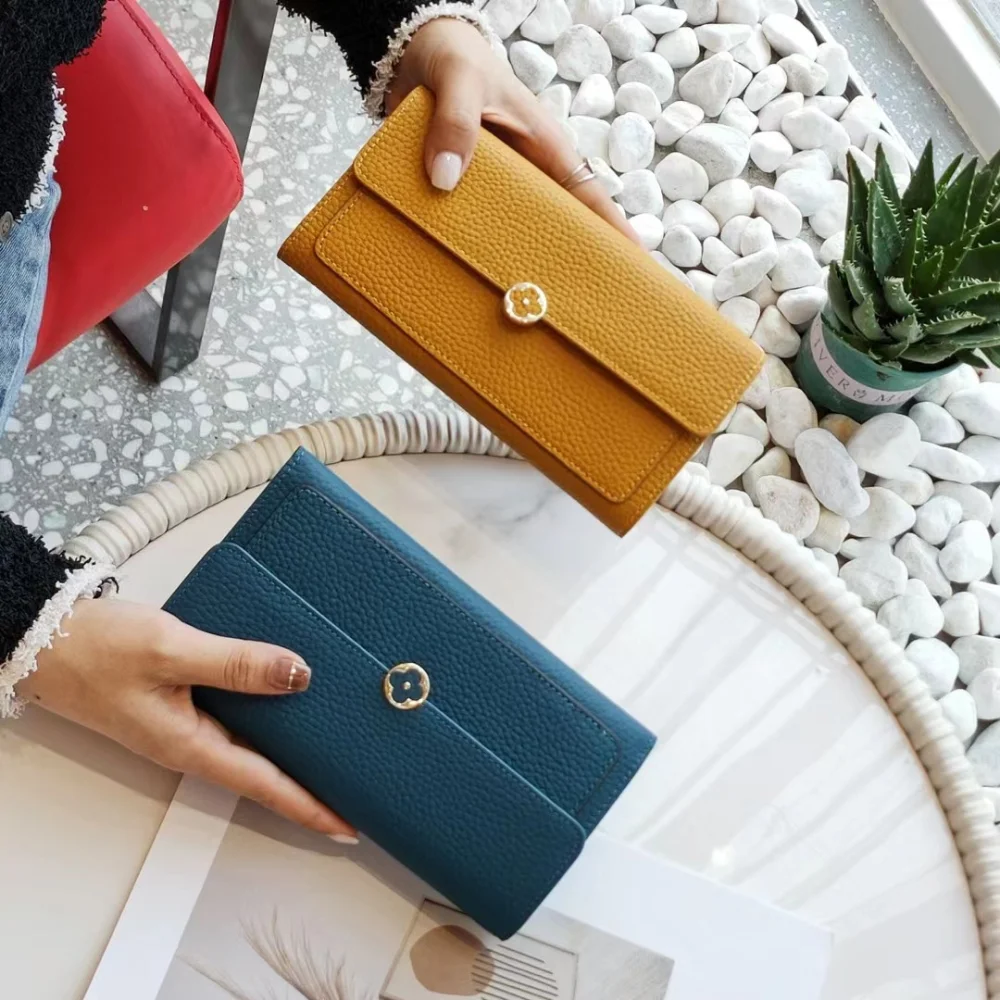 URBAN MASTER Women Wallets Genuine Cow Leather Purse Lady Long Wallet Cowhide Clutch Phone Purses Card Holder Lychee Pattern