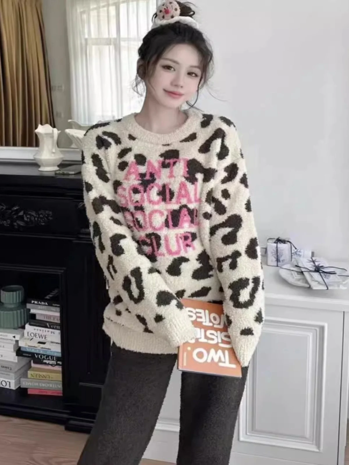 Легкий роскошный новый полубархатный пижамный комплект для женщин на осень и