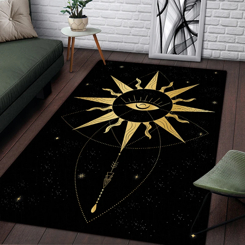 Mysterious symbol divination custom carpet living room rugs Play Crawl Floor rugs  for home for bedroom Non-slip Rug yoga mat