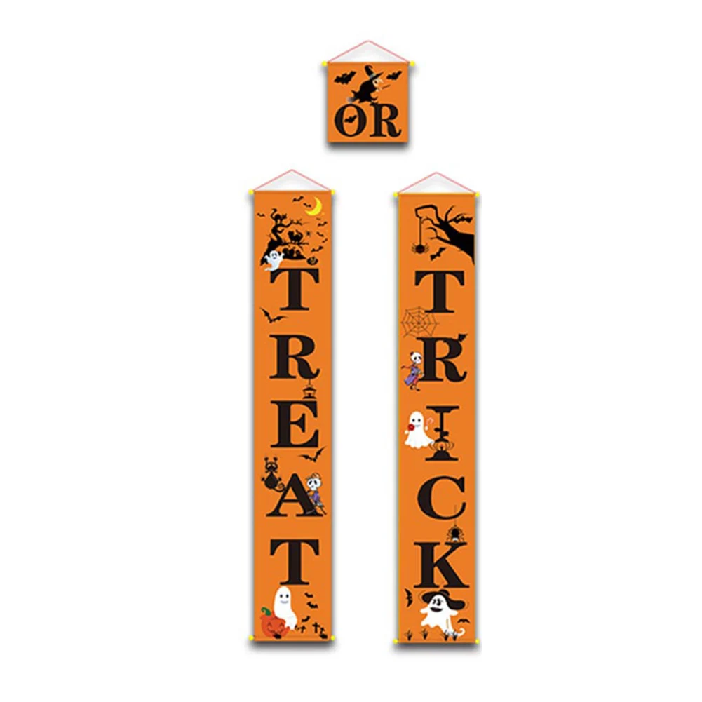 

Прочный хэллоуин подвесной флаг 1 комплект черный внутренний нетканый фиолетовый сад открытый гостиная 4 крючка и 2 струны