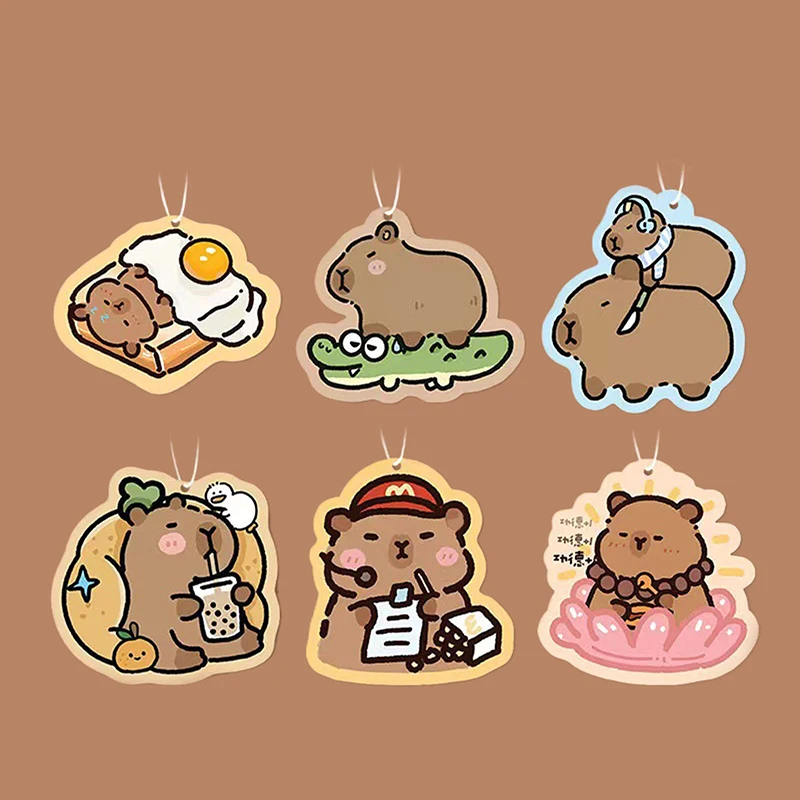 Мультяшная капибара освежитель воздуха для салона автомобиля парфюмерия