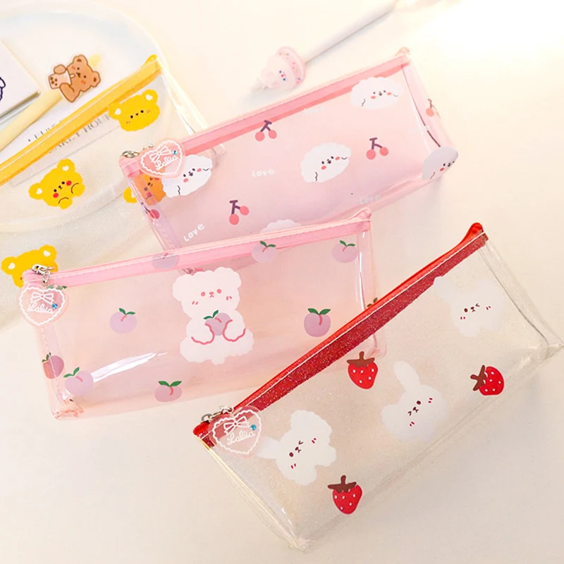 

1Pcs Kawaii Pencil Case Small Simple girl ins with multi-function and large capacity School Pencil Box Pencilcase Pencil Bag