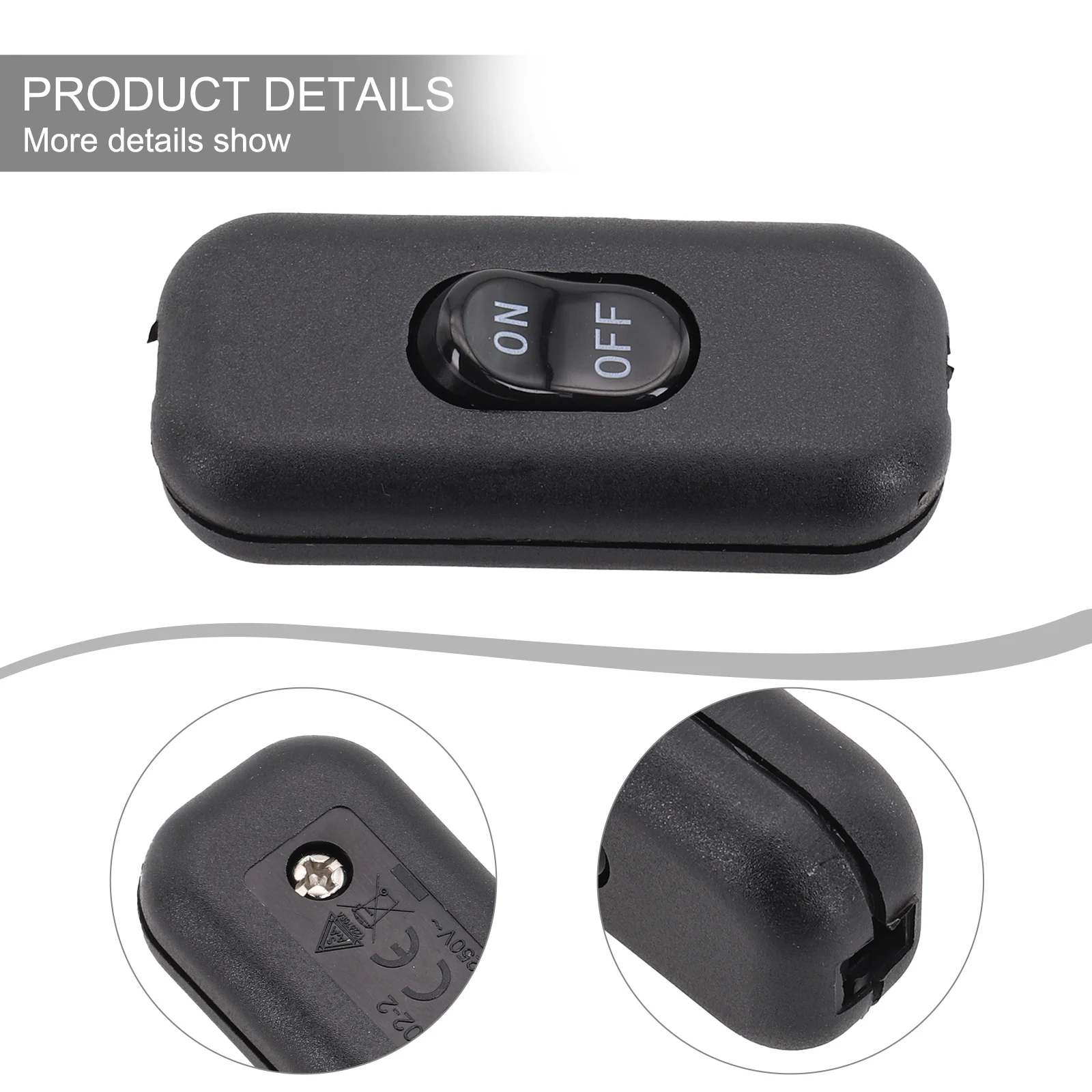 Электрические лампы линейный переключатель домашний офис 110-250 В шнуровой