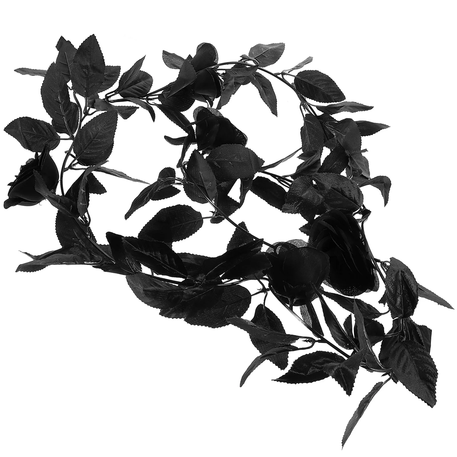 

Reusable Widely-used Novelty Rose Vines Decoration Artificial Rose Vine Black Fake Rose Vine Rose Vine for Photo Prop Home Decor