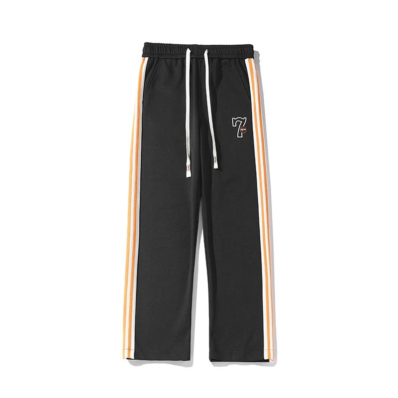 Брюки в клетку с вышивкой и ананасом спортивные брюки полоску мужские женские