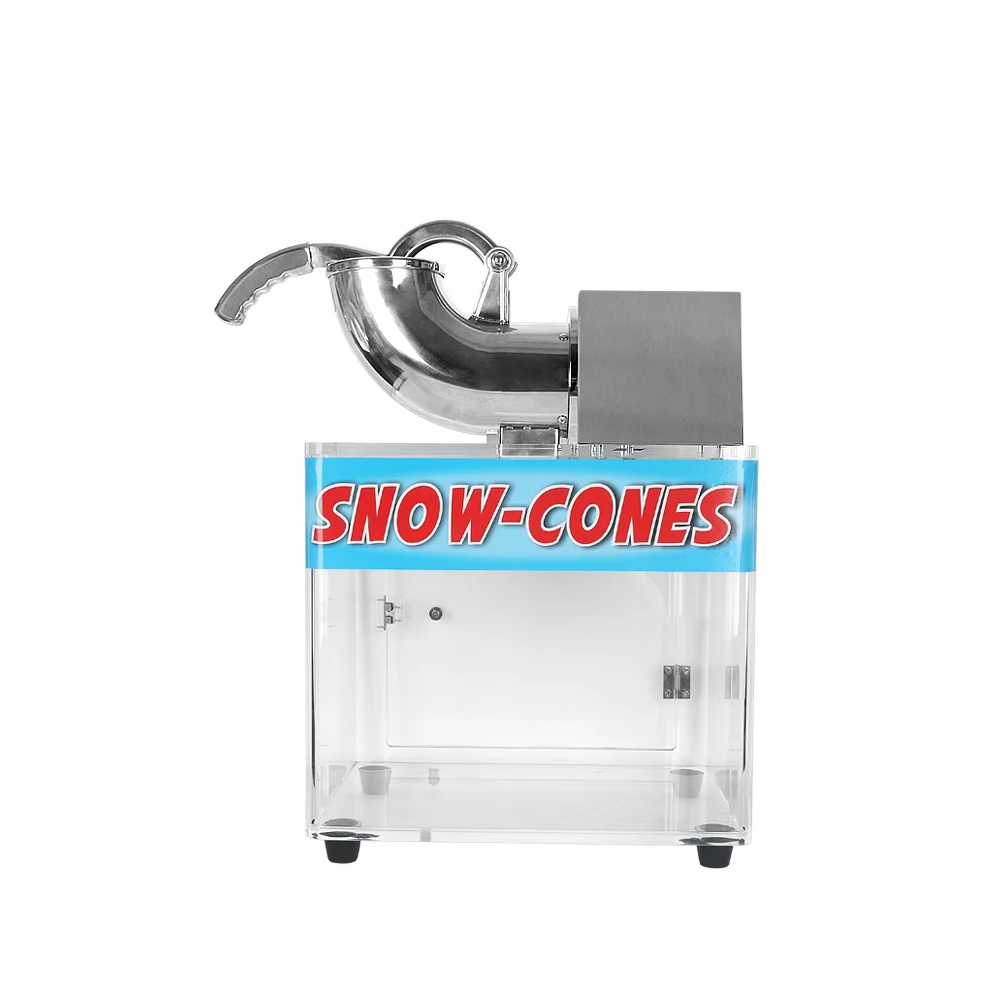 

Clean Shaver Beverage Blender Electric Crushed Ice Machine with Acrylic Ice Storage Box Snow Cones Smoothie Chopper Ice Crusher