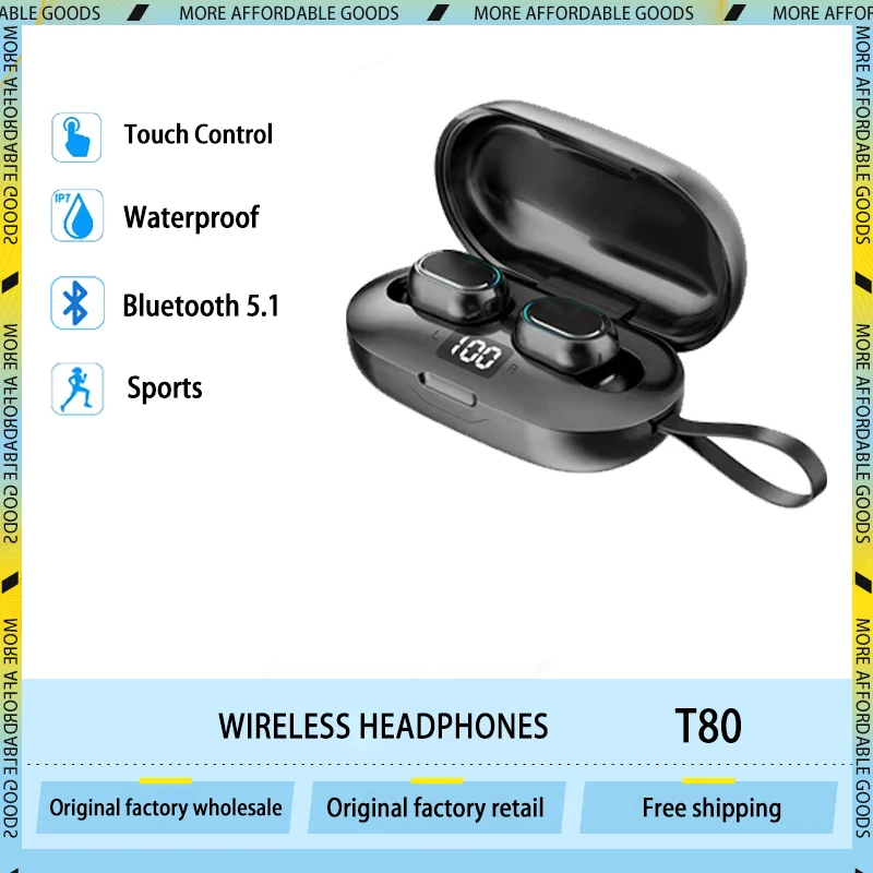 

TWS-мини-наушники с поддержкой Bluetooth и микрофоном