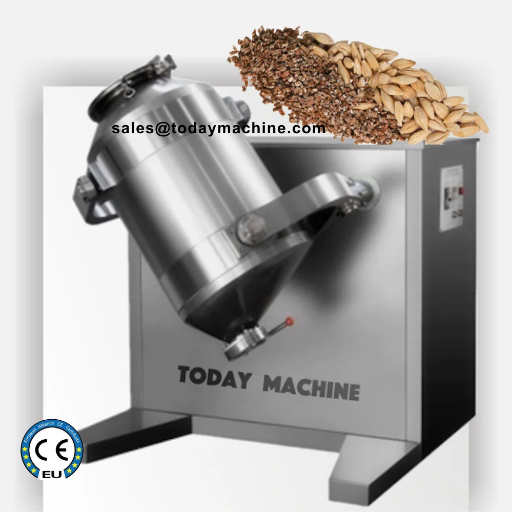 

Professional chemical coffee herbal medicine powder mixing machine equipment 3d mixer