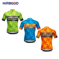 hirbgod the new mannen zomer ademend wielertrui pro team mtb met reflecterende effect sportwear kleding coolmax shirt maillot
