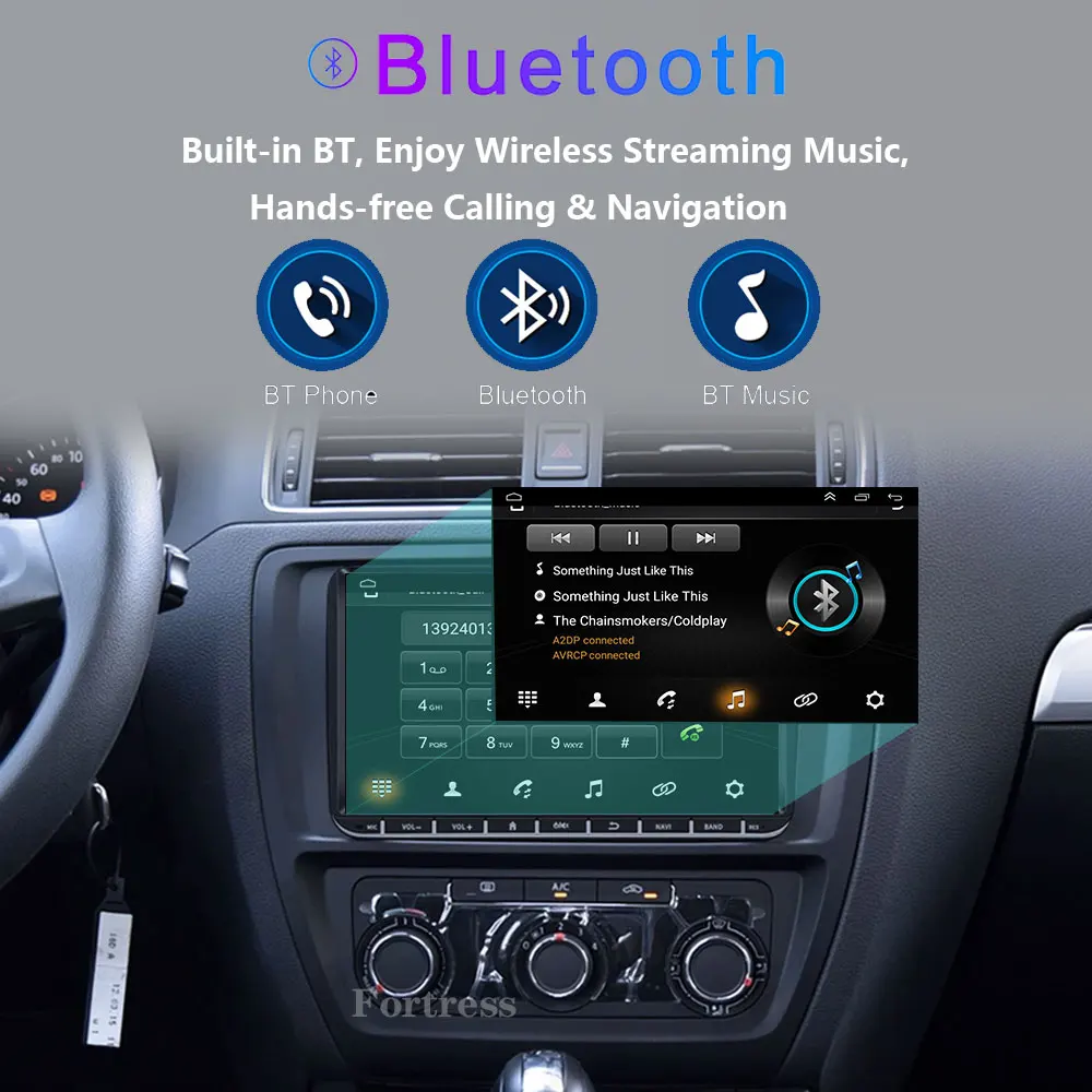 9 Android 16 автомобильный радиоприемник для VWVolkswagenGolfPoloTiguanPassatB7B6SeatLeonSkodaOctavia мультимедийный плеер GPS-навигация (art.: 3920cfae85255) - 3920cfae85255