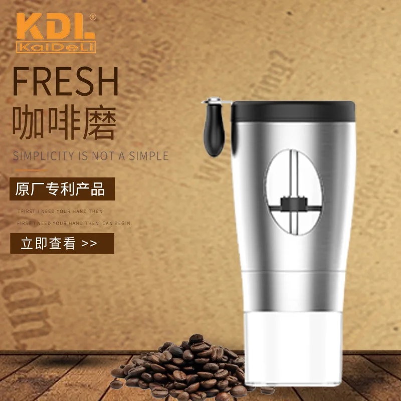 

Coffee grinder mini household stainless steel hand crank hand brew