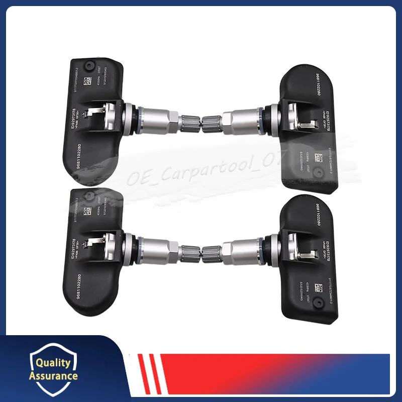 4 шт./партия датчик давления в шинах Citroen C4 C5 C6 C8 Peugeot 9681102280 1007 207 307 407 508 607 TPMS 807 МГц
