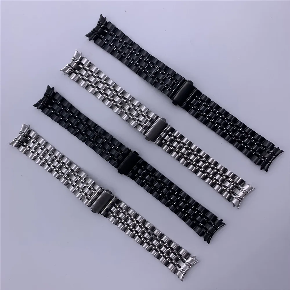 No Gaps Stainless Steel Strap for Samsung Galaxy Watch 5 Pro 40mm 44mm 4 Classic 46mm 42mm Wrist Band Curved end Metal Bracelet