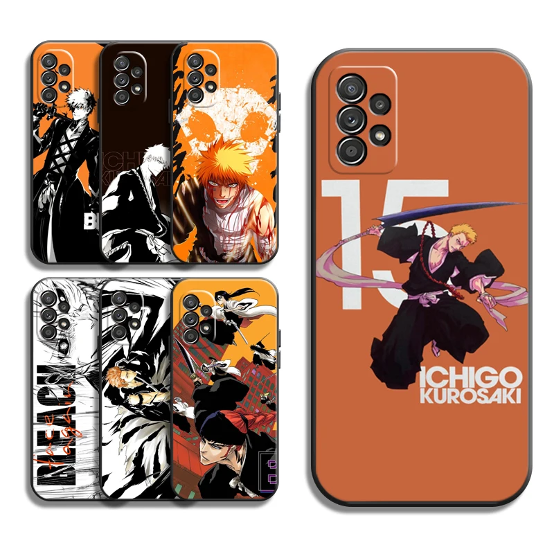 

BLEACH: Thousand-Year Phone Cases For Samsung Galaxy S20 Lite S20 Ultra S21 S21 FE S21 S22 Plus S22 Ultra Back Cover Soft TPU