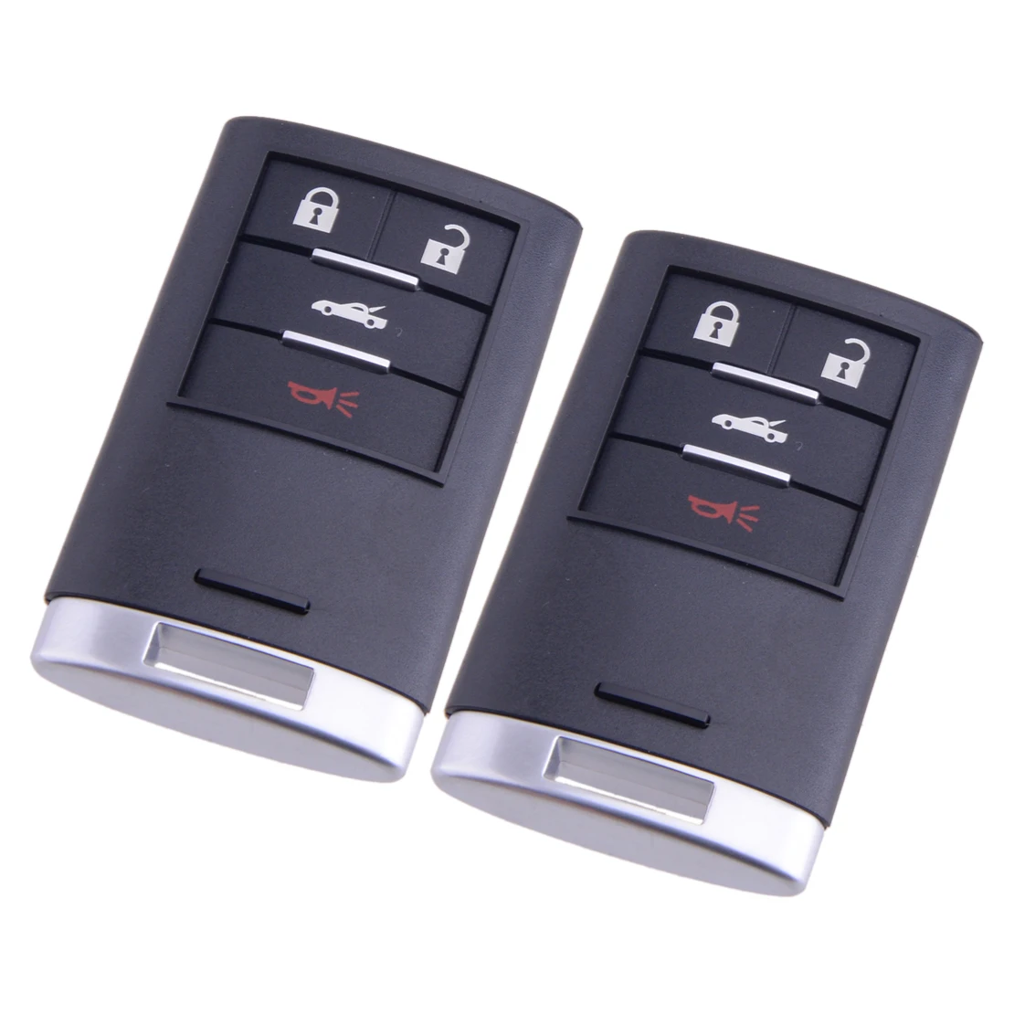 

2Pcs 4 Buttons Remote Key Fob Shell Case M3N5WY7777A Car Accessories Fit For Chevrolet Corvette 2008-2013 Cadillac XLR 2008-2009