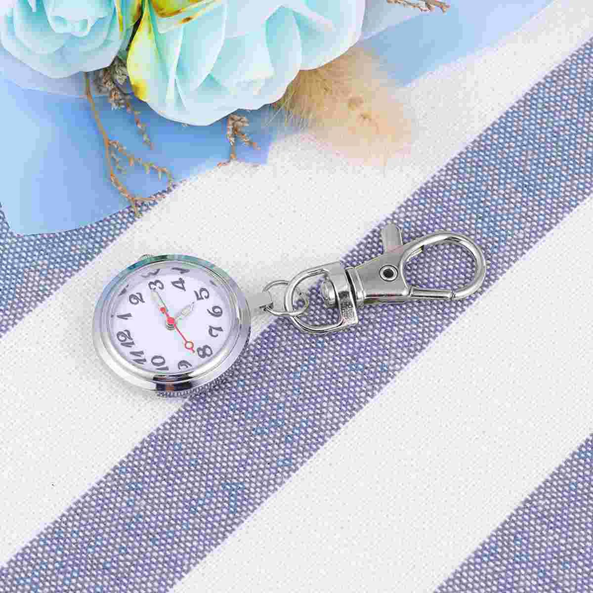 

Nurse Watch, Watch with for Nurses, Nursing Watch for Pocket Watch with Keychain Watch Nurse Graduation Gift Nurse Fob Watch E