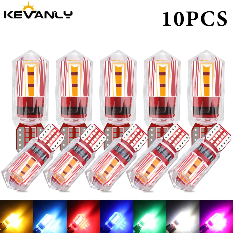 

T10 W5W LED Bulbs Canbus 2835 6SMD 194 168 LED Car Interior Map Dome Lights Parking Light Car Signal Lamp Car Side Marker Light