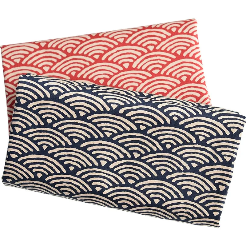 Простая хлопковая ткань 50*160 см с принтом травы Тан национальным ветра ручной