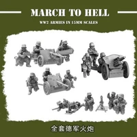 1100 wwii german anti tank howitzer high precision resin model unassembled and unpainted kit