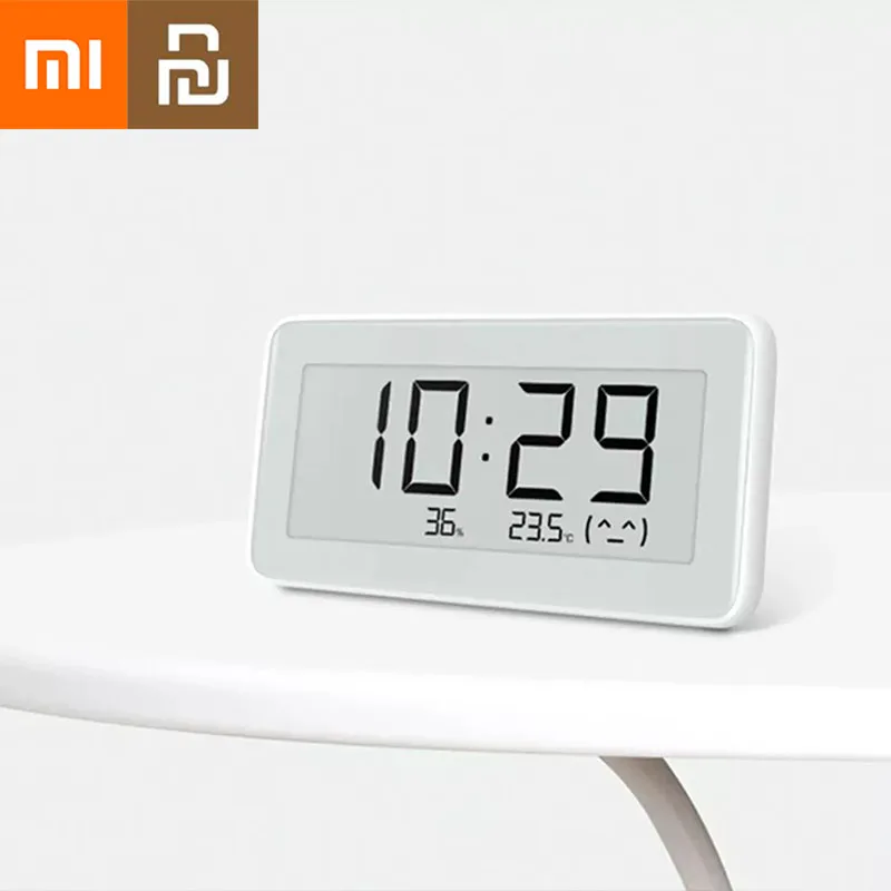 

Смарт-часы Xiaomi Mijia цифровые беспроводные, умные электрические приборы для измерения температуры, гигрометр, термометр, для дома и улицы