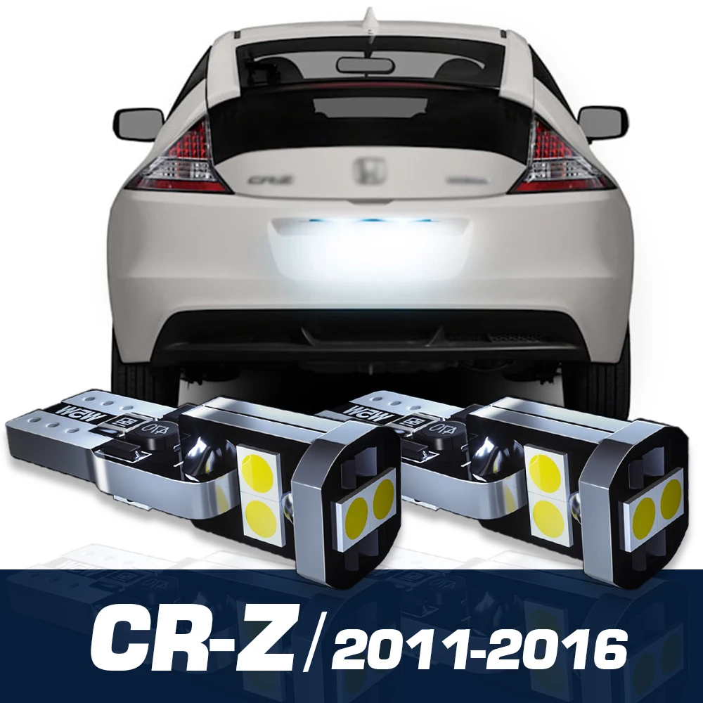 

2pcs LED License Plate Light Canbus Accessories For Honda CR-Z CR Z CRZ 2011 2012 2013 2014 2015 2016