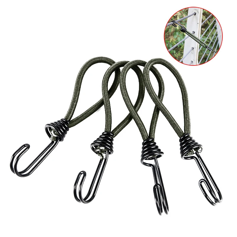 Tarp Tent Fixed Binding Tensioning Belt Hook Cord Fastener