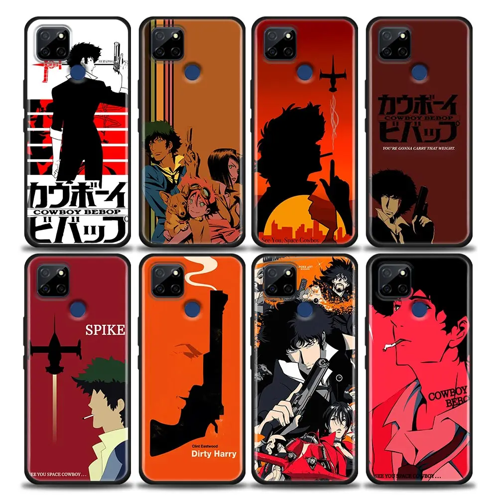 

Case For Realme GT 5G Master Neo Neo2 GT2 Pro C21Y C21 C25 C20 C15 C3 C11 Cases Silicone Cover Space Cowboy Bebop Anime
