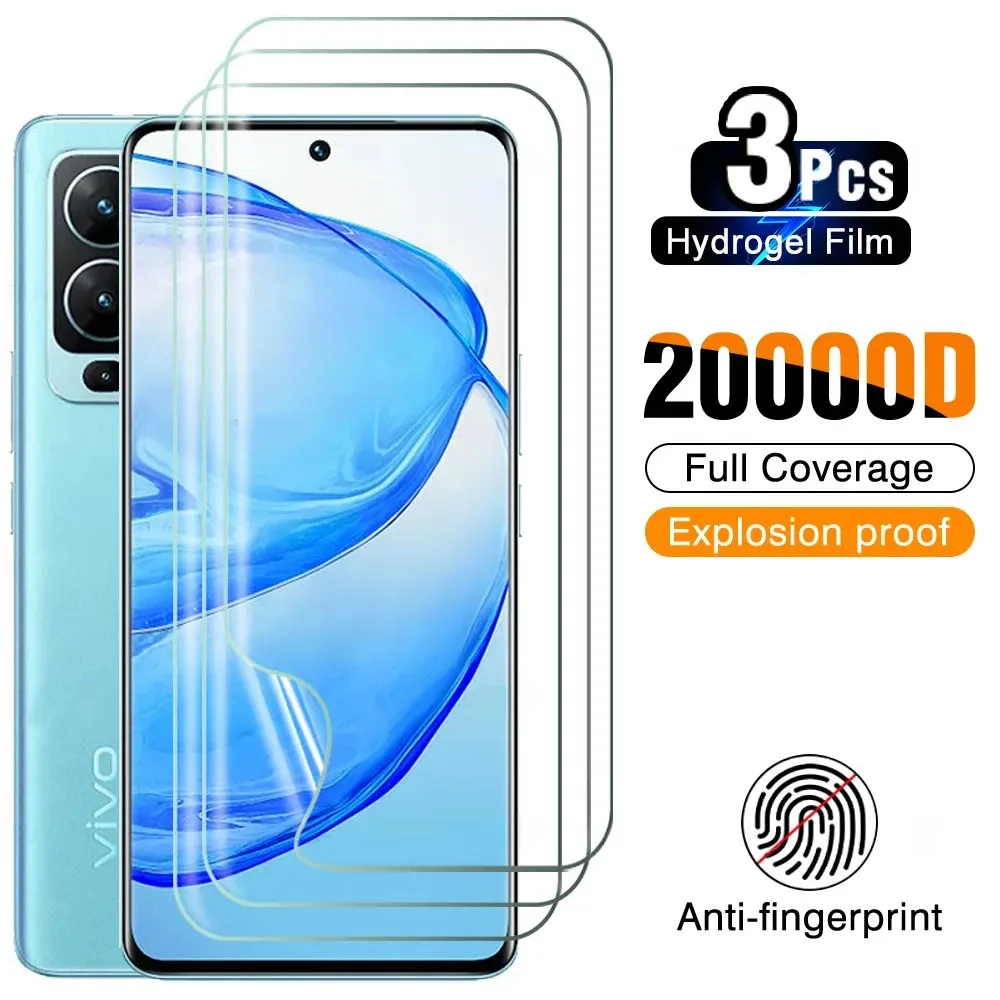 

3 шт., Гидрогелевая пленка для Vivo V27 V27e V23 V25 V23e V25e S12 S15 S16 Pro