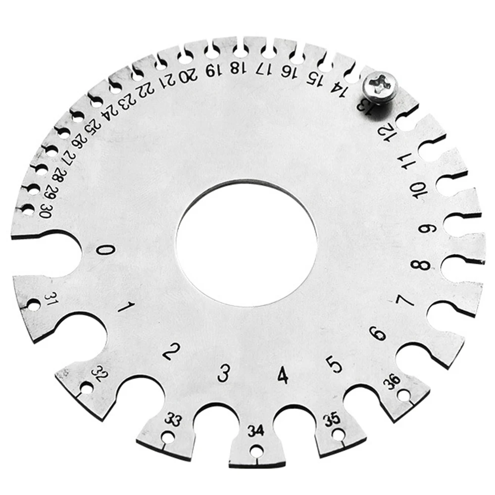 

Thickness Measures Tool Wire Diameter Gauge Stainless Steel Welding Gauge Thickness Ruler Standard Thickness Gauge Home