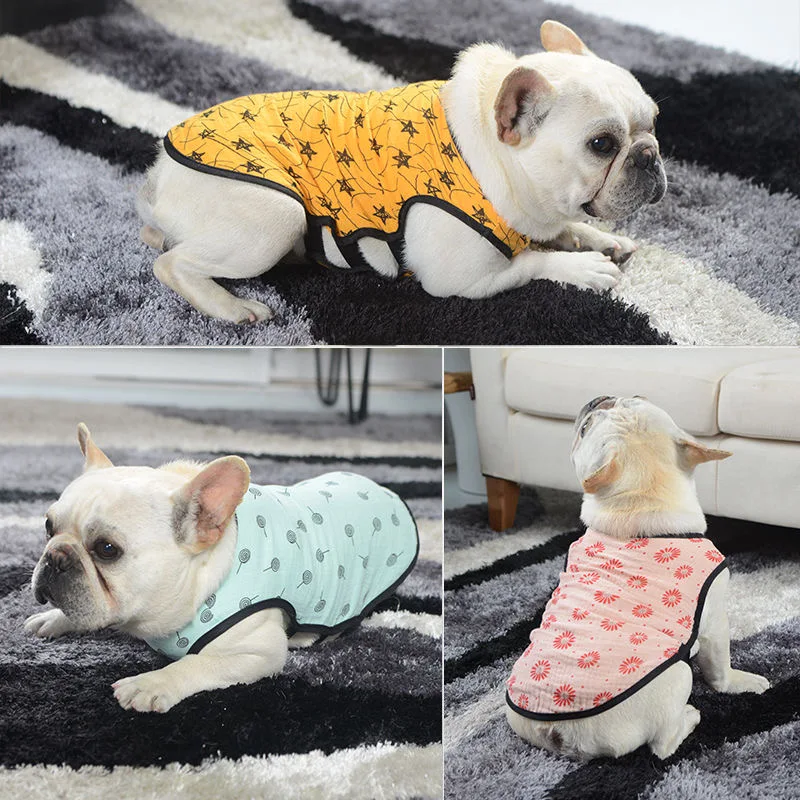 

Summer Thin Cotton Dog Clothes Vest for Corgi pug french Bulldog Clothing for Dog