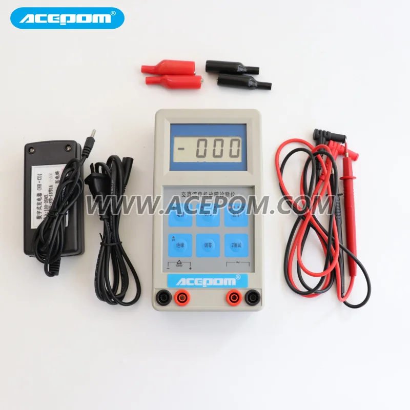 Детектор неисправностей двигателя Конденсатор ACEPOM-MFD Угол фазы ротора