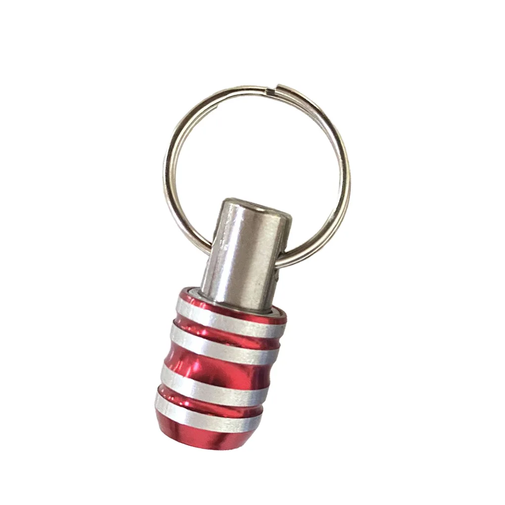 

1/4 Hex Shank Keychain Tool Socket Accessory Professional Rotation Extension Bar Bit Screwdriver Bits Drill Holder Red